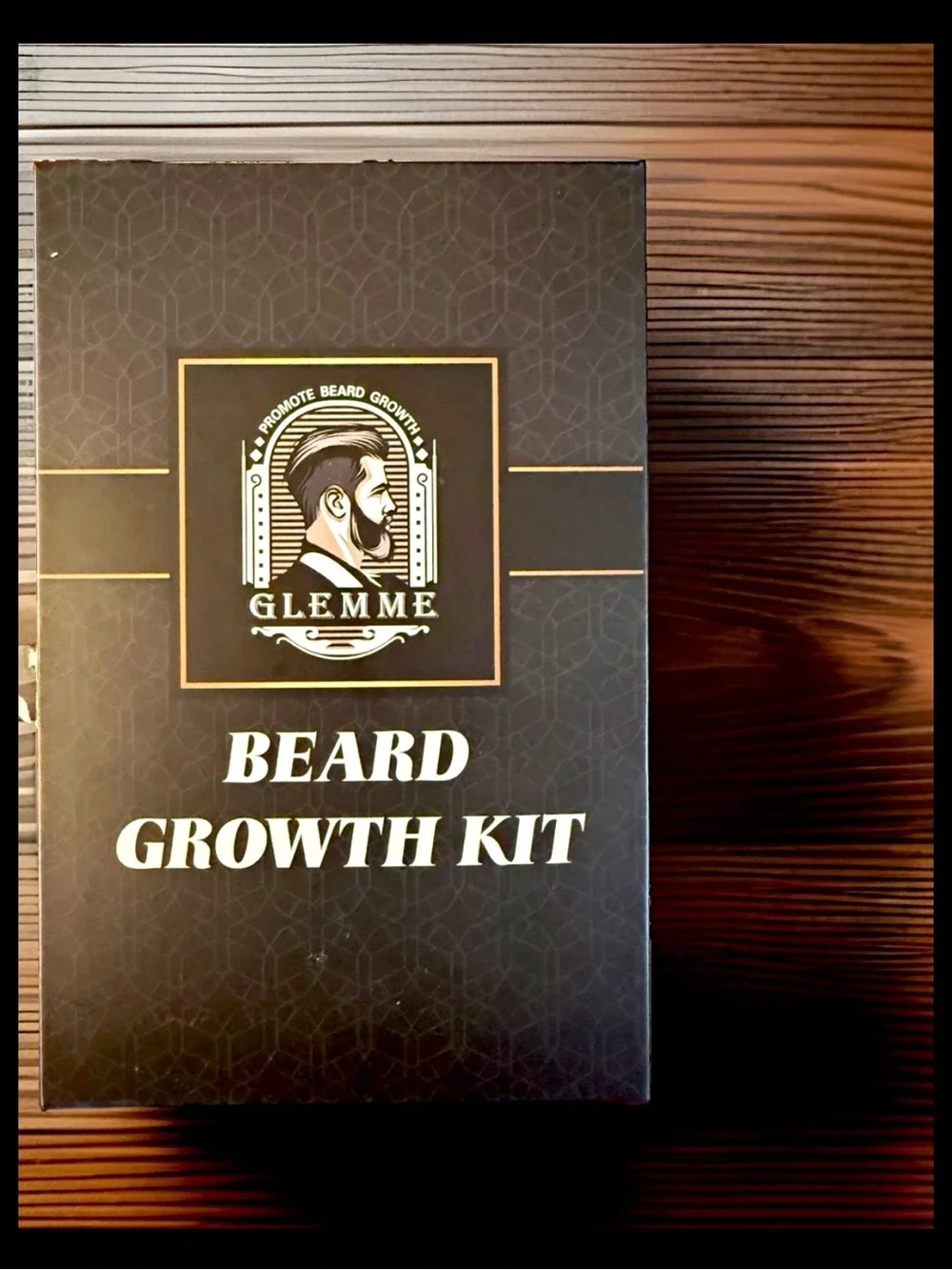 Premium Beard Growth Kit for Men -  Derma Roller, Beard Balm,Comb & Travel Bag